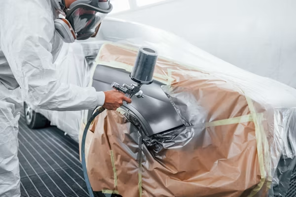 Car paint restoration in California with professional colour matching